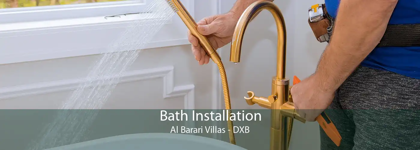 Bath Installation Al Barari Villas - DXB