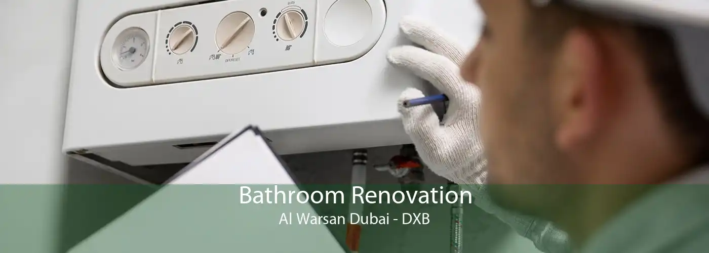Bathroom Renovation Al Warsan Dubai - DXB
