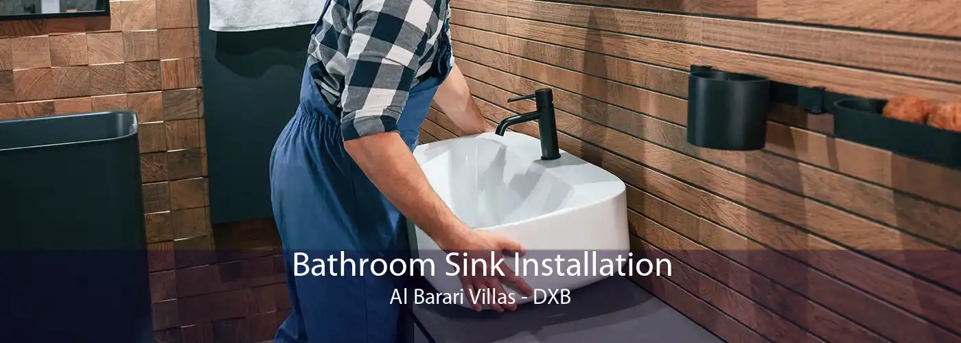 Bathroom Sink Installation Al Barari Villas - DXB