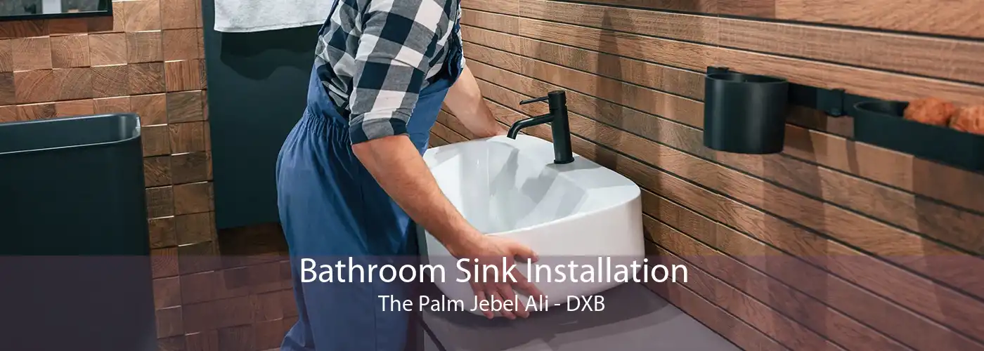 Bathroom Sink Installation The Palm Jebel Ali - DXB