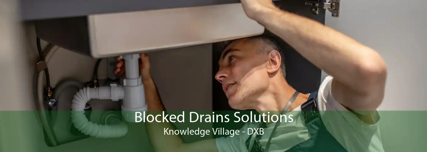 Blocked Drains Solutions Knowledge Village - DXB