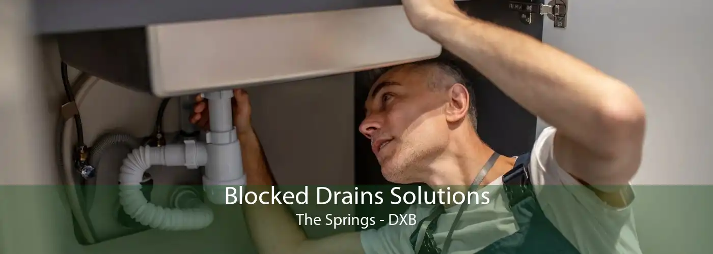 Blocked Drains Solutions The Springs - DXB