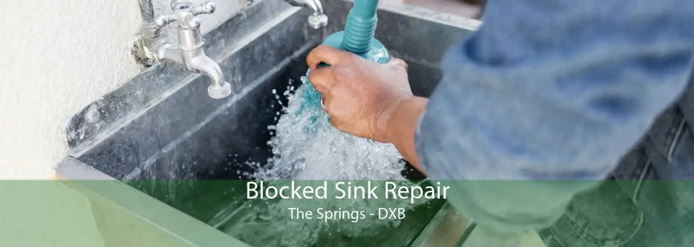 Blocked Sink Repair The Springs - DXB