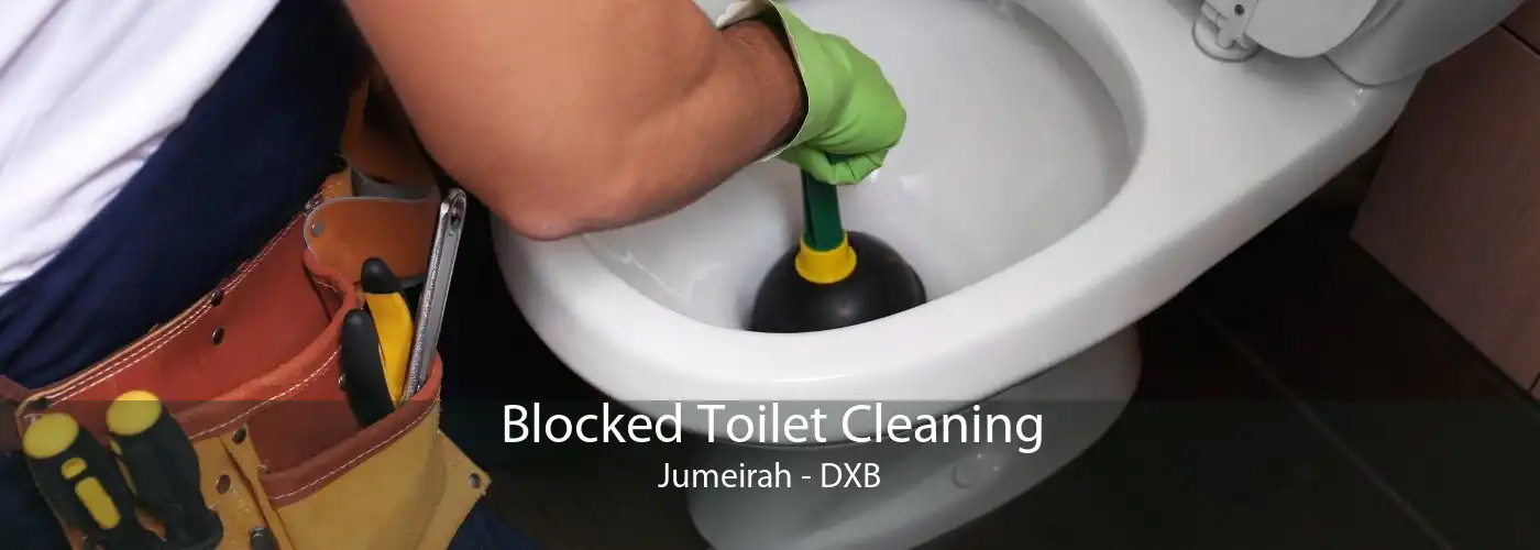 Blocked Toilet Cleaning Jumeirah - DXB