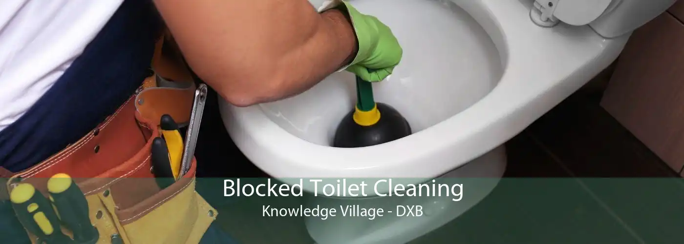 Blocked Toilet Cleaning Knowledge Village - DXB