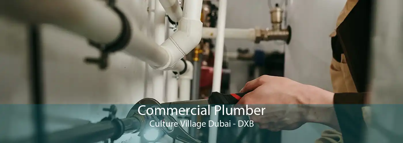 Commercial Plumber Culture Village Dubai - DXB