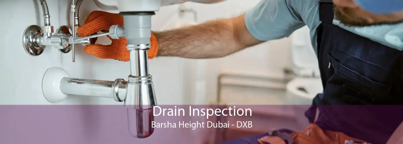 Drain Inspection Barsha Height Dubai - DXB