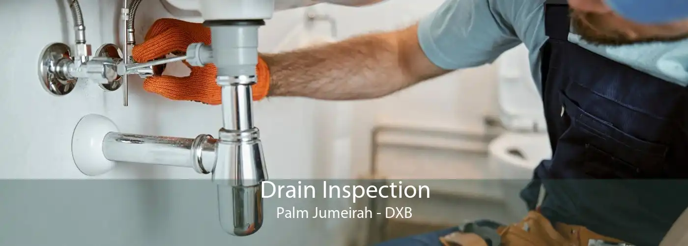 Drain Inspection Palm Jumeirah - DXB