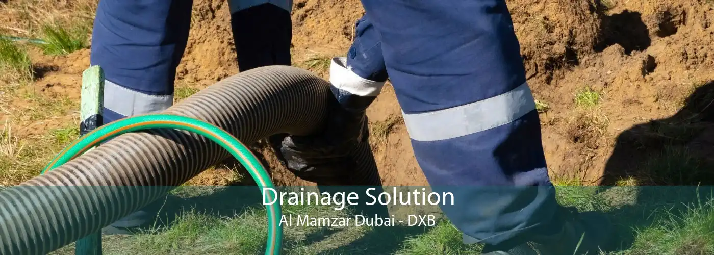Drainage Solution Al Mamzar Dubai - DXB