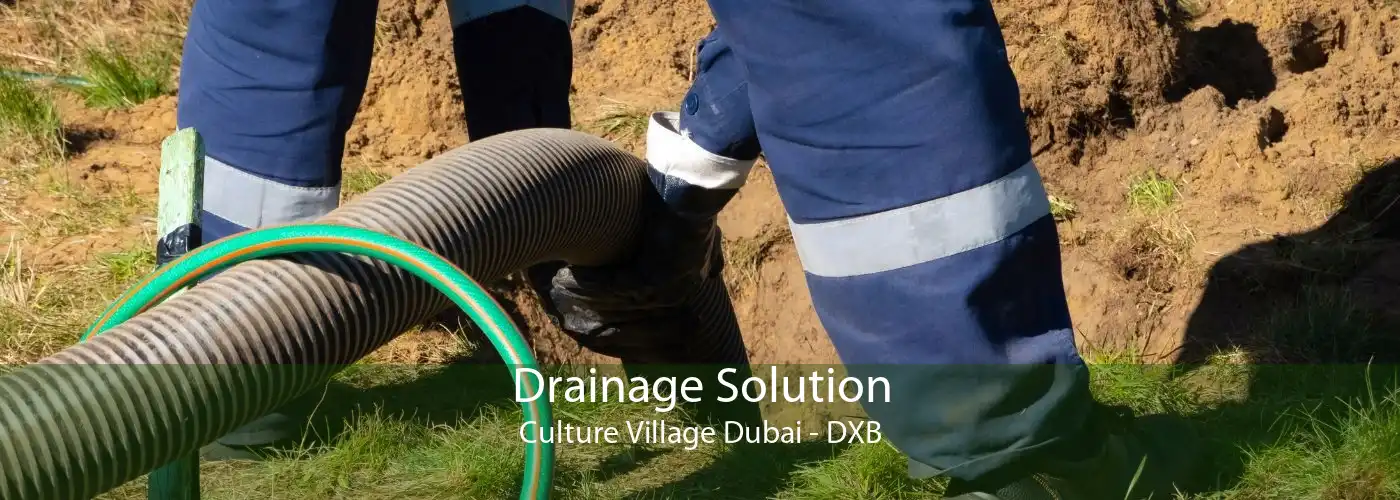 Drainage Solution Culture Village Dubai - DXB