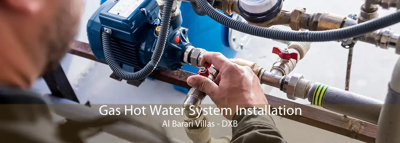 Gas Hot Water System Installation Al Barari Villas - DXB