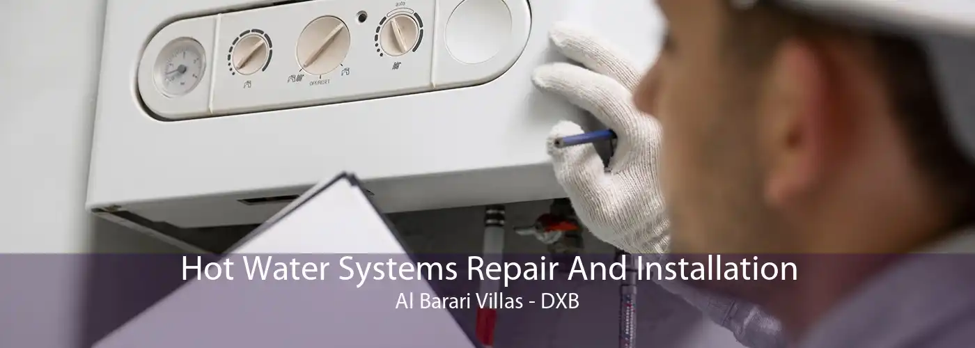 Hot Water Systems Repair And Installation Al Barari Villas - DXB