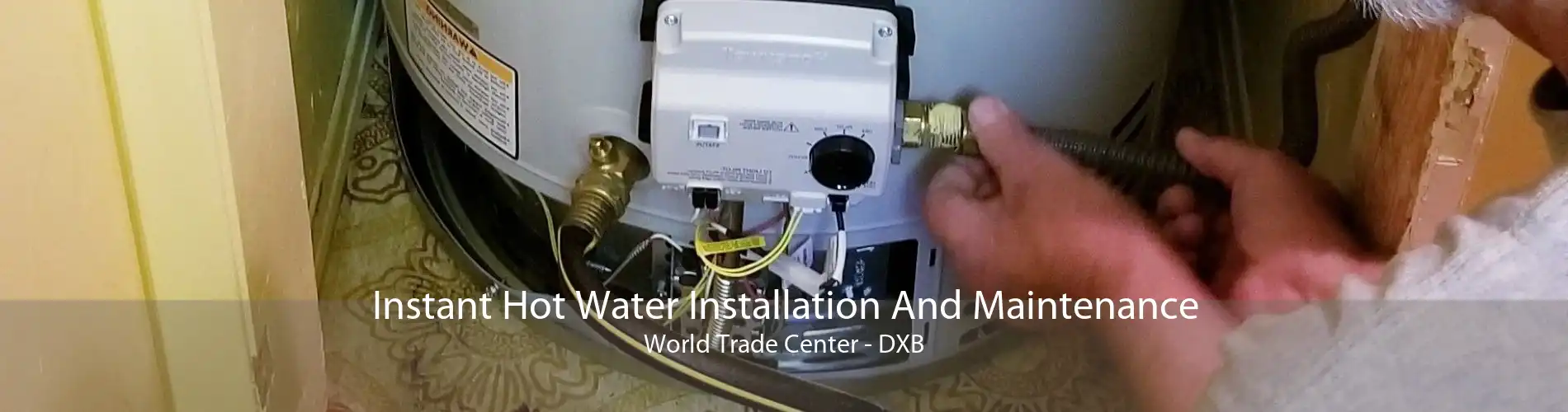 Instant Hot Water Installation And Maintenance World Trade Center - DXB