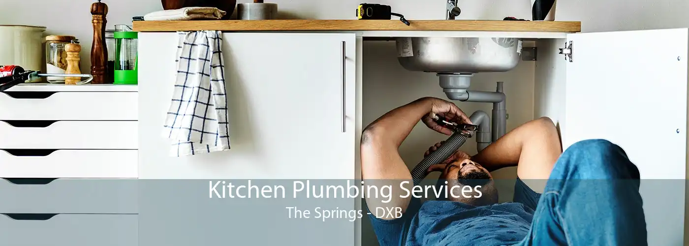 Kitchen Plumbing Services The Springs - DXB