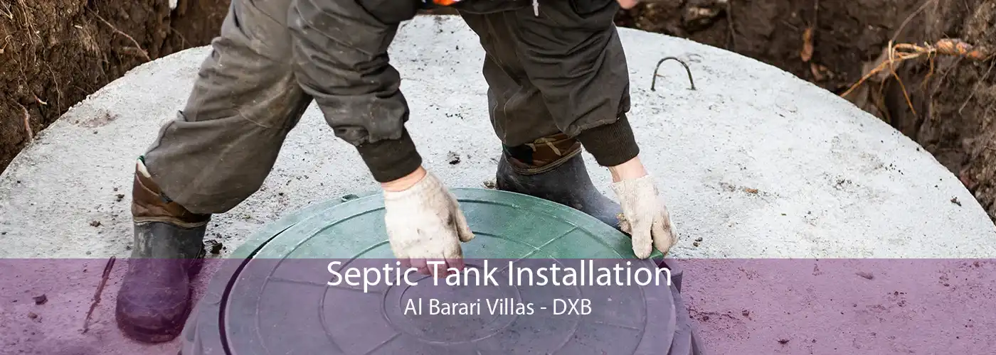 Septic Tank Installation Al Barari Villas - DXB