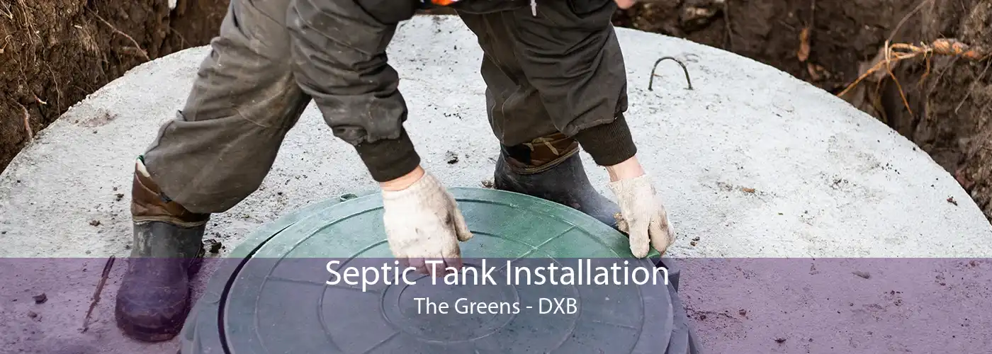 Septic Tank Installation The Greens - DXB