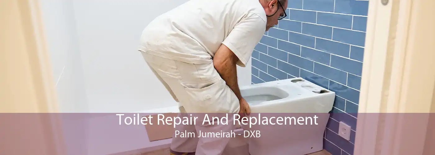 Toilet Repair And Replacement Palm Jumeirah - DXB