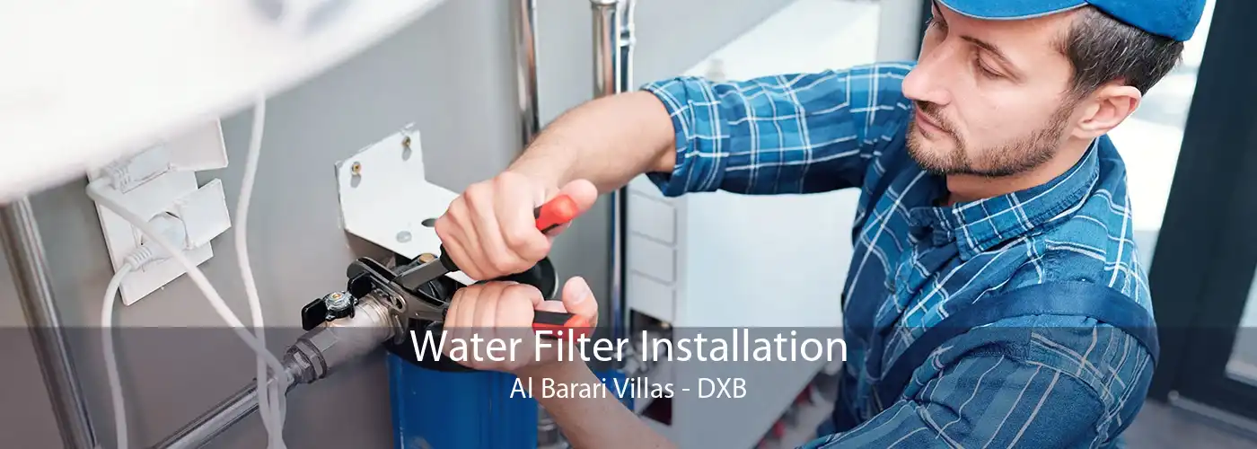 Water Filter Installation Al Barari Villas - DXB