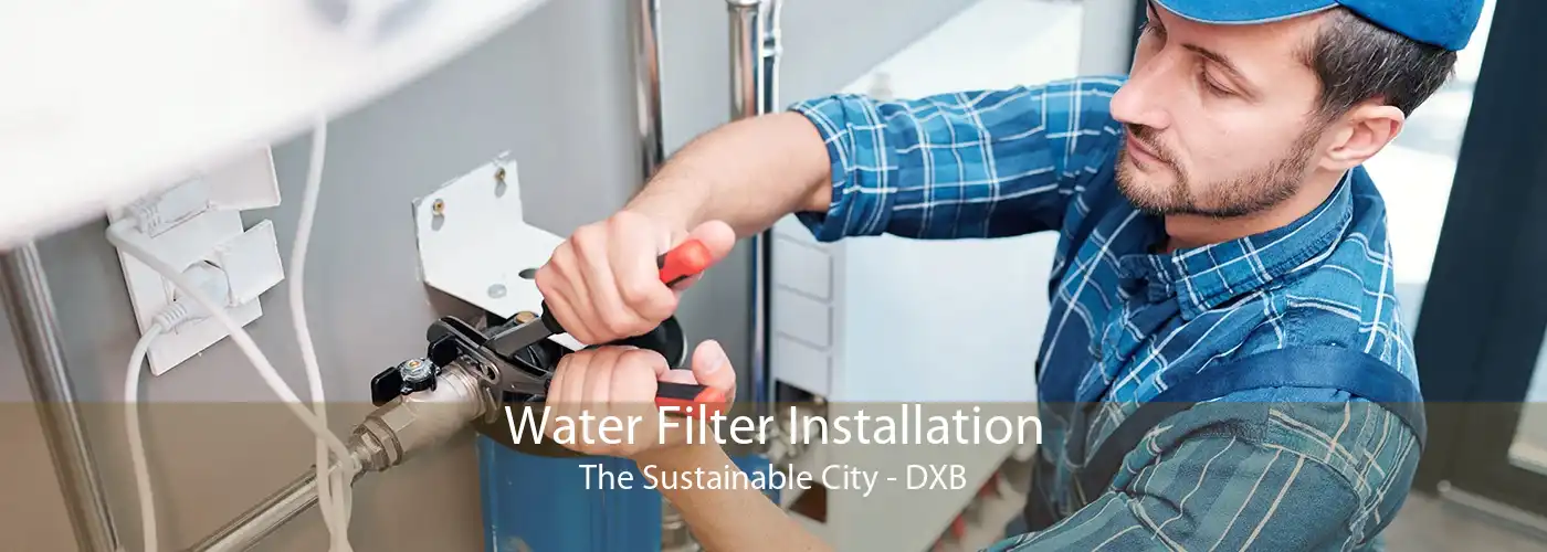 Water Filter Installation The Sustainable City - DXB